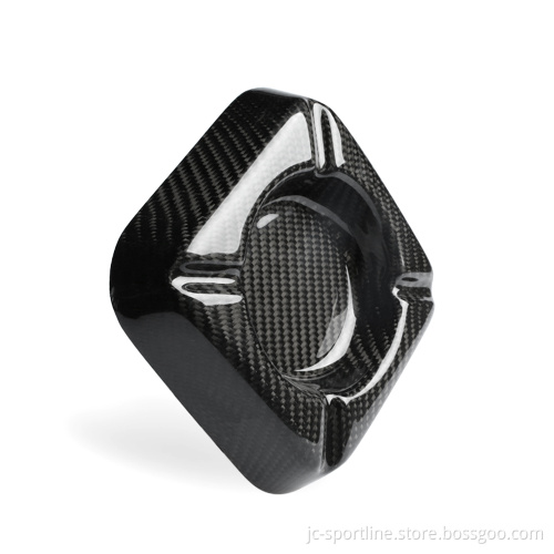 Custom Luxury Carbon Fiber Cigar Ashtray & Pocket Square with Logo